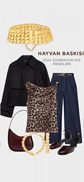 Sezonun En Trend Deseni Leopar ile Altın Takıları Nasıl Kombinleyebiliriz?